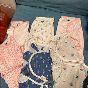 Colorful Baby Swaddle Blanket Set